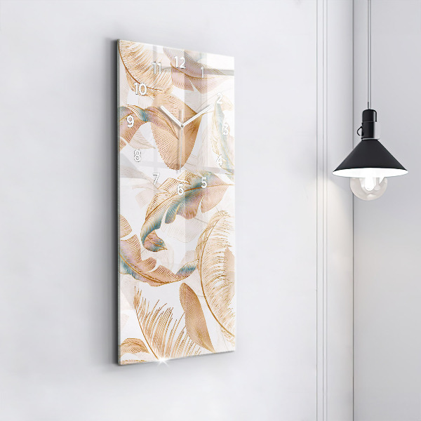 Orologio verticale Motivo foglia naturale