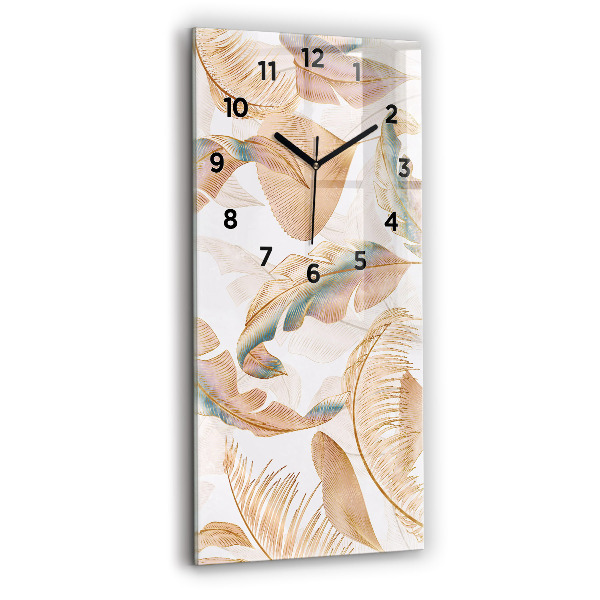 Orologio verticale Motivo foglia naturale