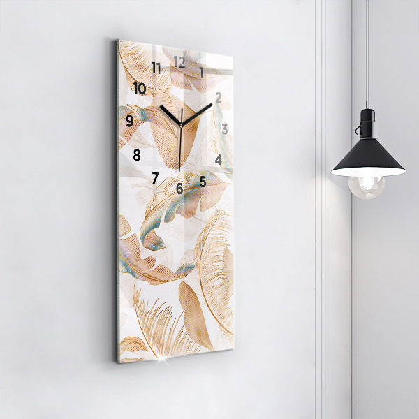 Orologio verticale Motivo foglia naturale