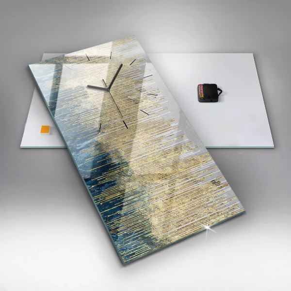 Orologio verticale Motivo decorativo e oro