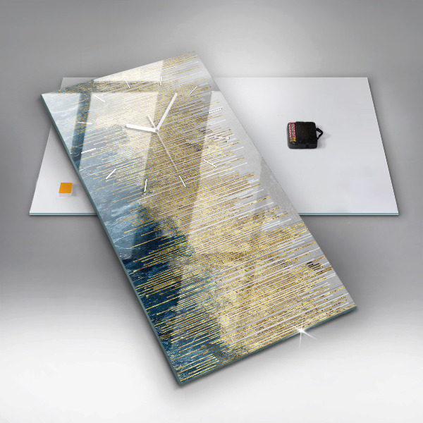 Orologio verticale Motivo decorativo e oro