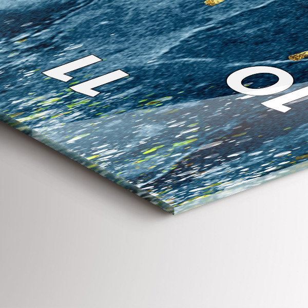 Orologio verticale Motivo decorativo e oro