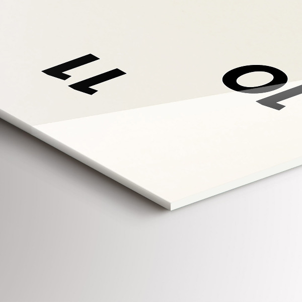 Orologio verticale Fiori di gipsofila in fiore