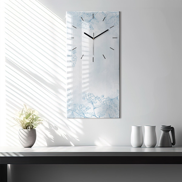 Orologio verticale Schizzo di piante