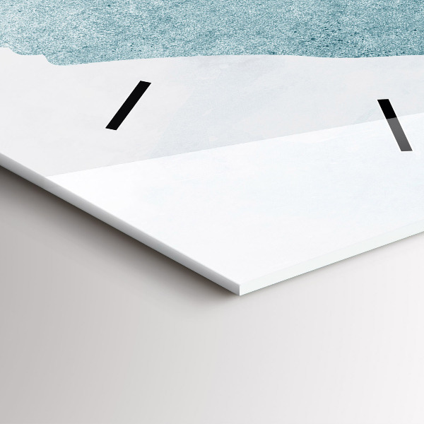 Orologio verticale Balena astratta