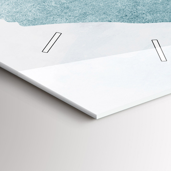 Orologio verticale Balena astratta