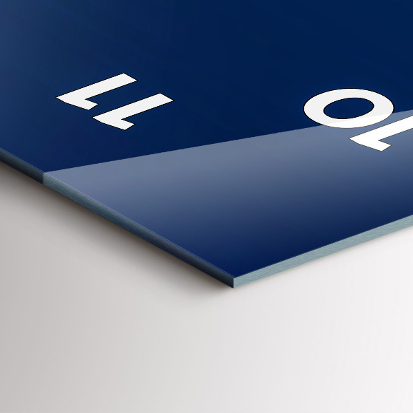 Orologio verticale Astrazione decorativa