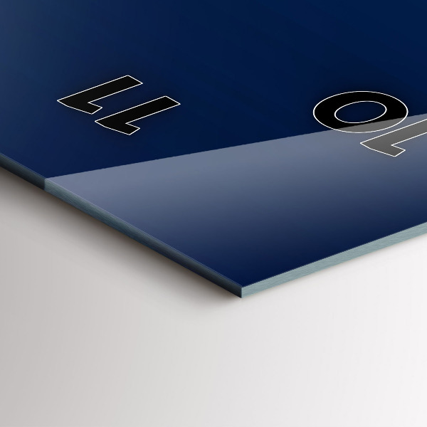 Orologio verticale Astrazione decorativa