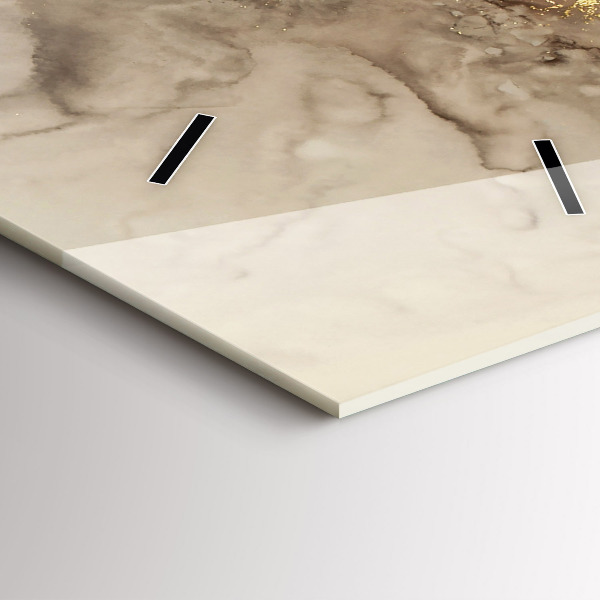 Orologio verticale Arte moderna beige