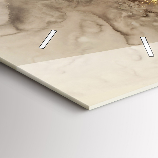 Orologio verticale Arte moderna beige