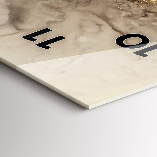 Orologio verticale Arte moderna beige