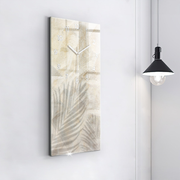 Orologio verticale Sabbia ombra palma