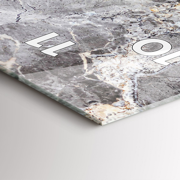 Orologio verticale Marmo granito grigio