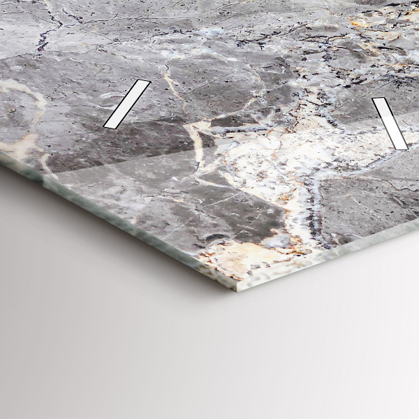 Orologio verticale Marmo granito grigio