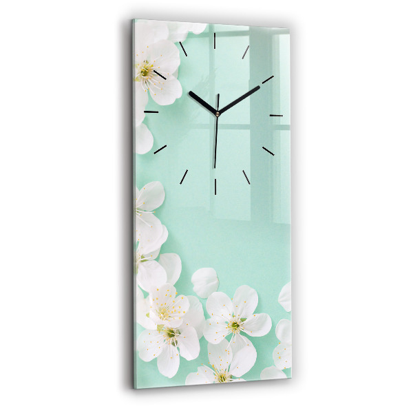 Orologio verticale Fiori di melo in fiore