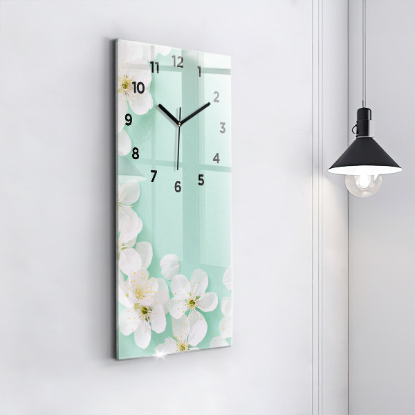 Orologio verticale Fiori di melo in fiore