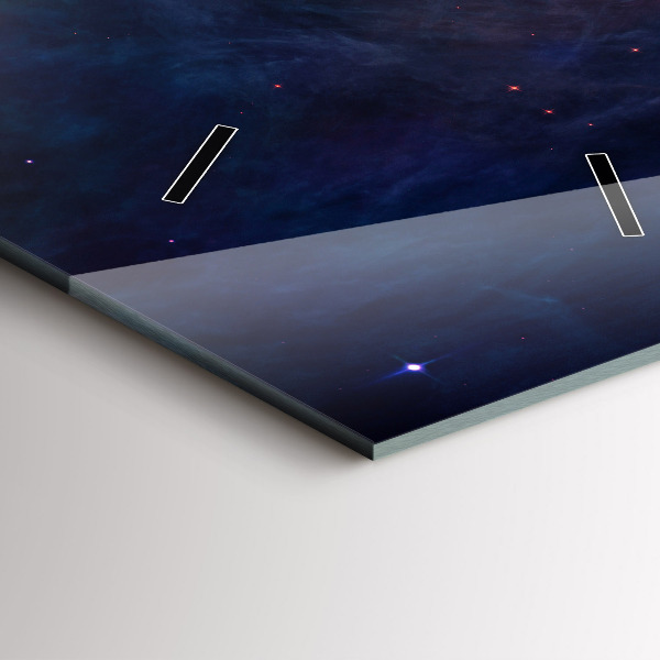 Orologio verticale Galassia e stelle