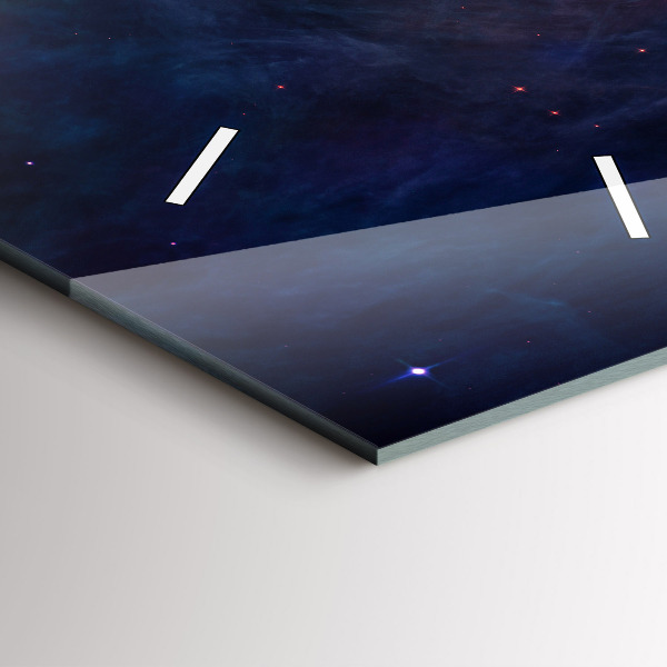 Orologio verticale Galassia e stelle