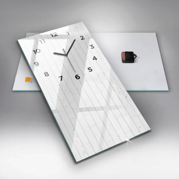 Orologio verticale Modello pannelli in legno