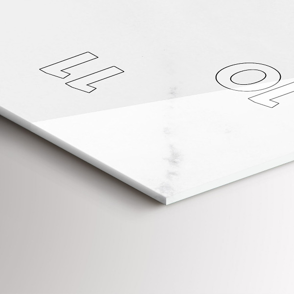 Orologio verticale Marmo elegante