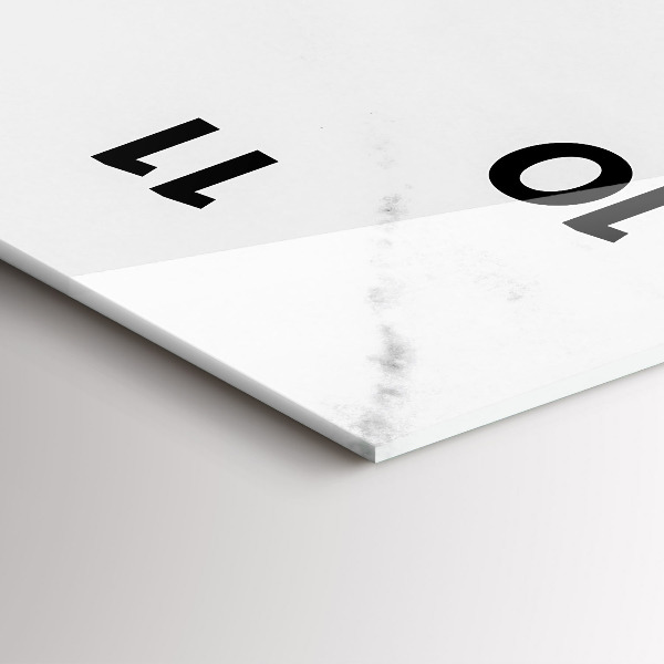 Orologio verticale Marmo elegante