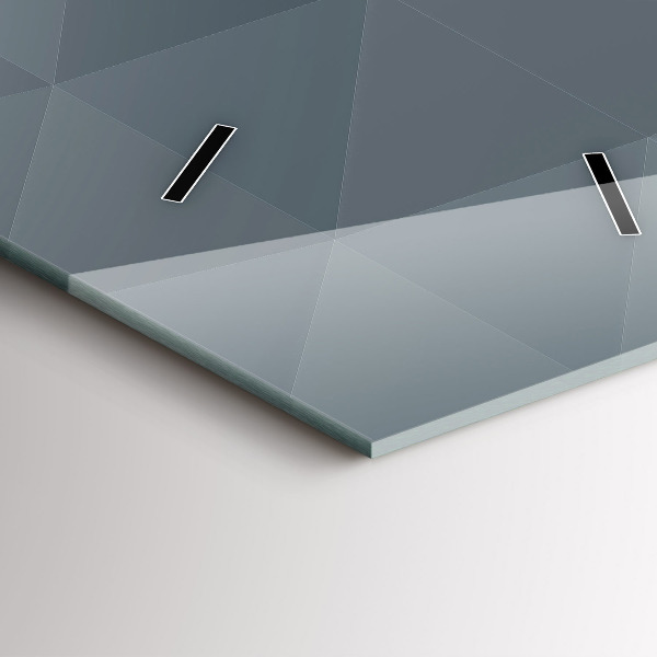 Orologio verticale Astrazione grigia