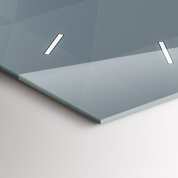 Orologio verticale Astrazione grigia