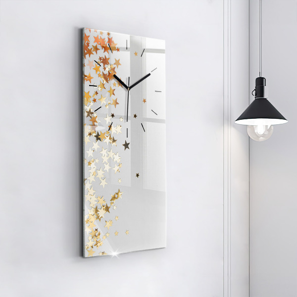 Orologio verticale Stelle su uno sfondo chiaro