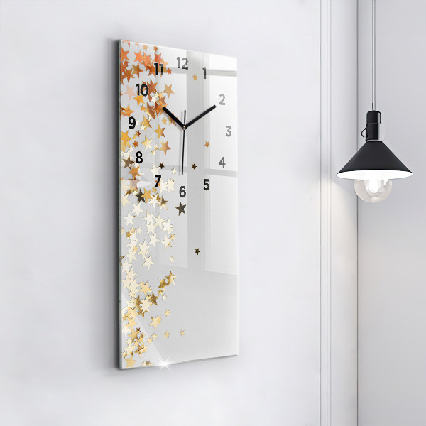 Orologio verticale Stelle su uno sfondo chiaro