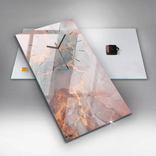 Orologio verticale Trama di marmo