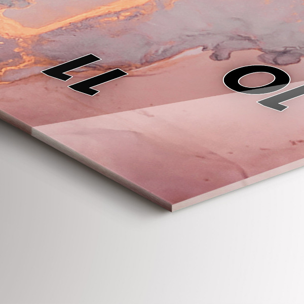 Orologio verticale Trama di marmo