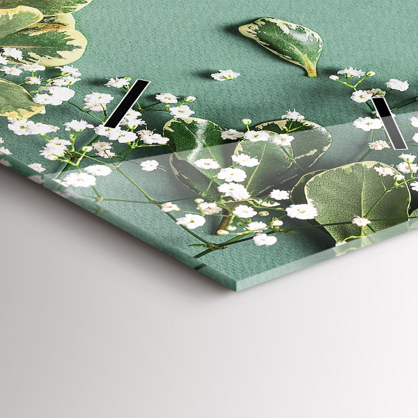 Orologio verticale Fiori delicati