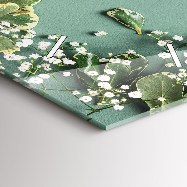 Orologio verticale Fiori delicati