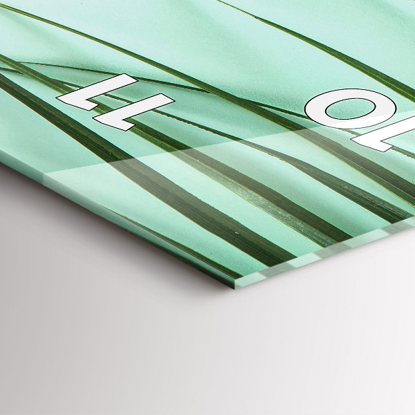 Orologio verticale Foglie di Monstera