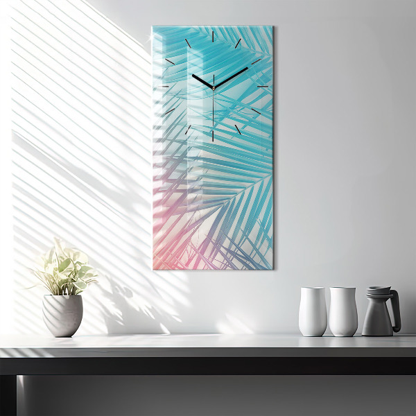 Orologio verticale Palma tropicale