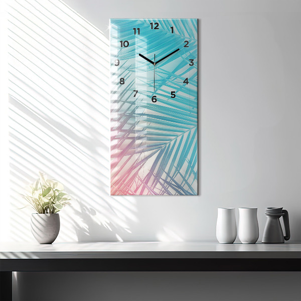 Orologio verticale Palma tropicale