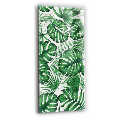 Orologio verticale Foglie di Monstera