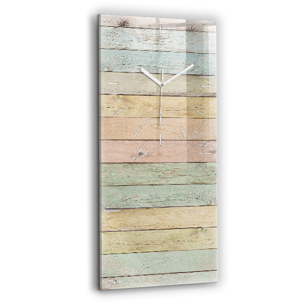 Orologio verticale Tavole colorate