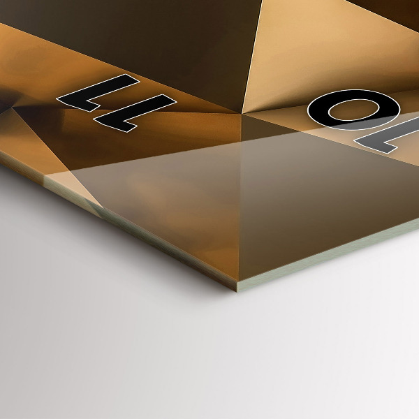 Orologio verticale Texture geometrica