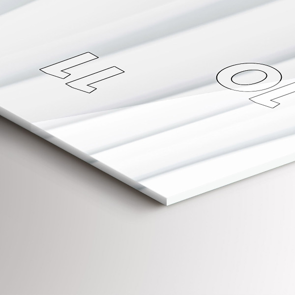 Orologio verticale Trama delle onde