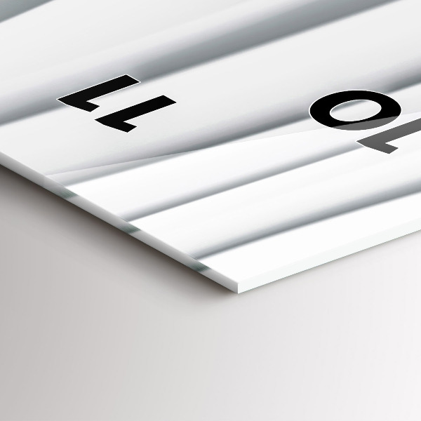 Orologio verticale Trama delle onde