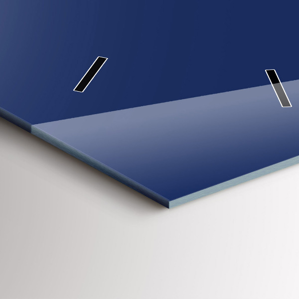 Orologio verticale in vetro Colore blu navy