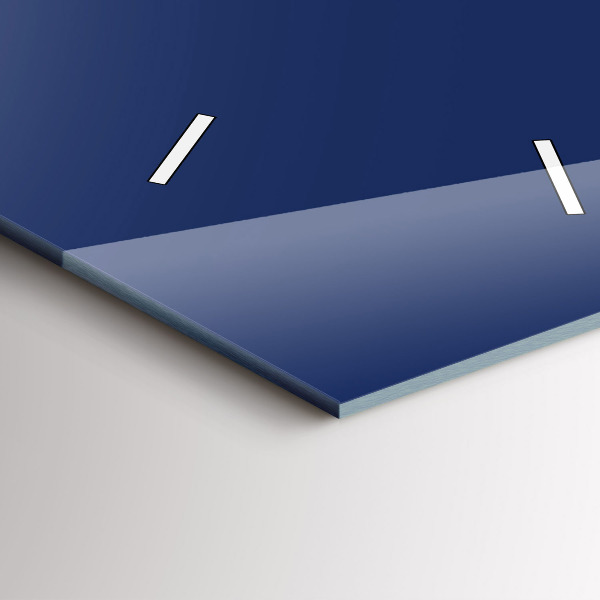 Orologio verticale in vetro Colore blu navy