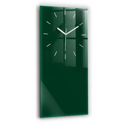 Orologio verticale in vetro Colore verde bottiglia
