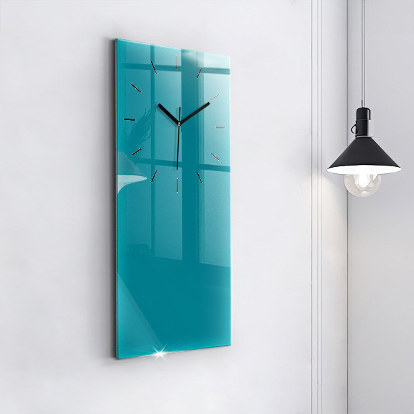 Orologio verticale in vetro Colore del mare
