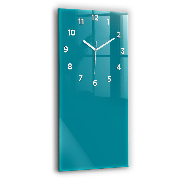Orologio verticale in vetro Colore del mare