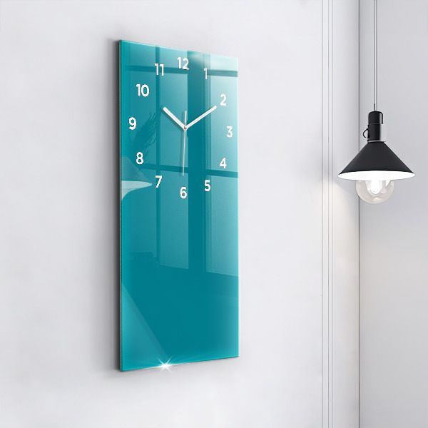 Orologio verticale in vetro Colore del mare
