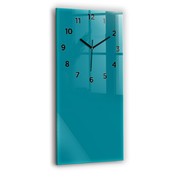 Orologio verticale in vetro Colore del mare