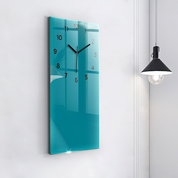 Orologio verticale in vetro Colore del mare