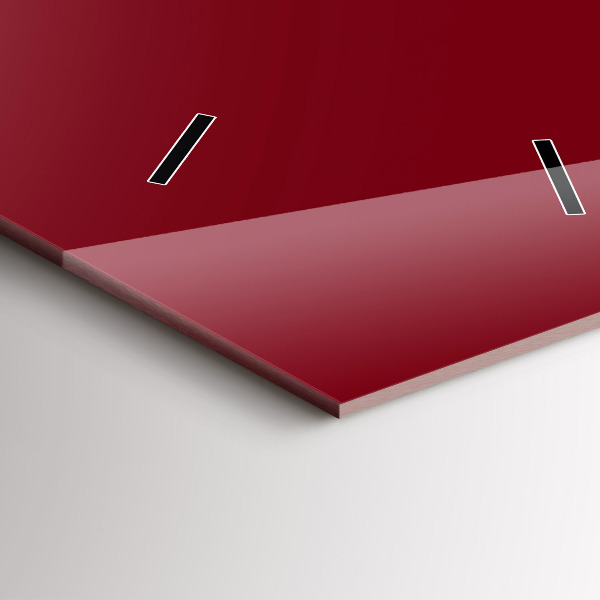 Orologio verticale in vetro Colore bordeaux